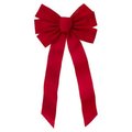 Holiday Trim Holiday Trim 7964 7 Loop Velvet Bow - Red 860512
